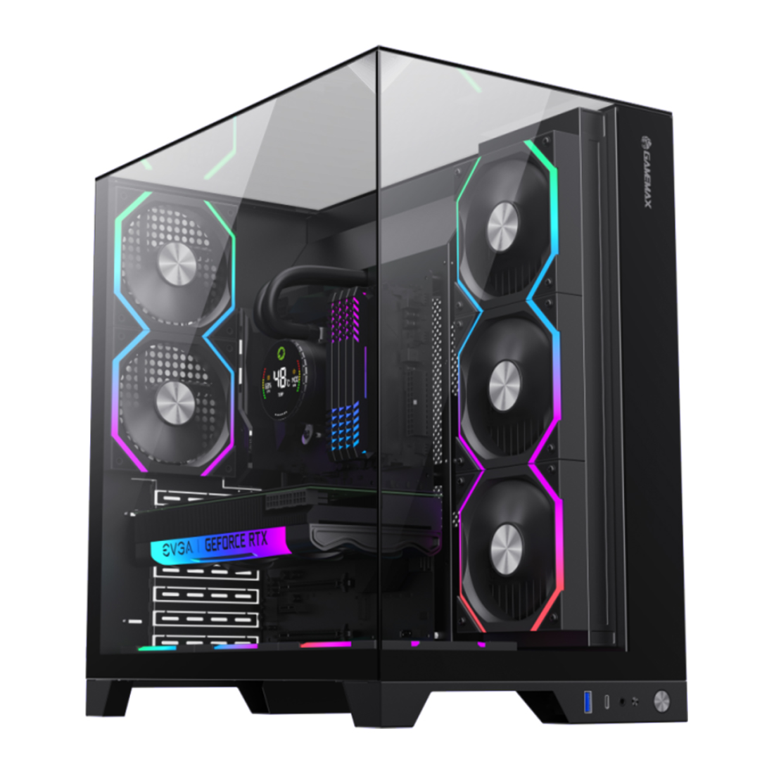 Компьютерный корпус Gamemax Infinity Pro BK Black без Б/П