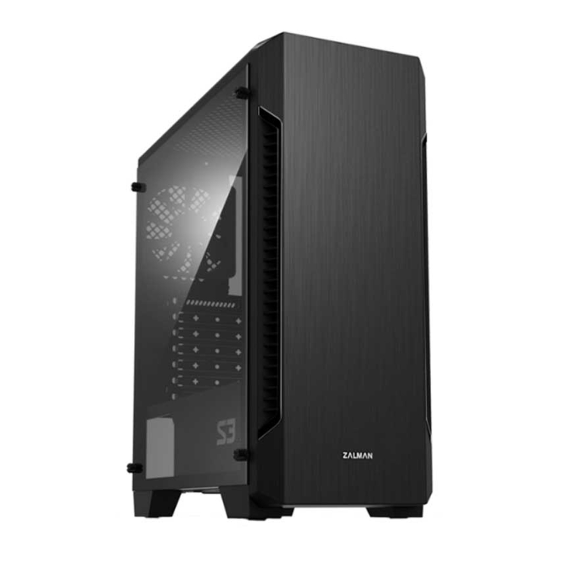 Компьютерный корпус Zalman S3 TG Black без Б/П