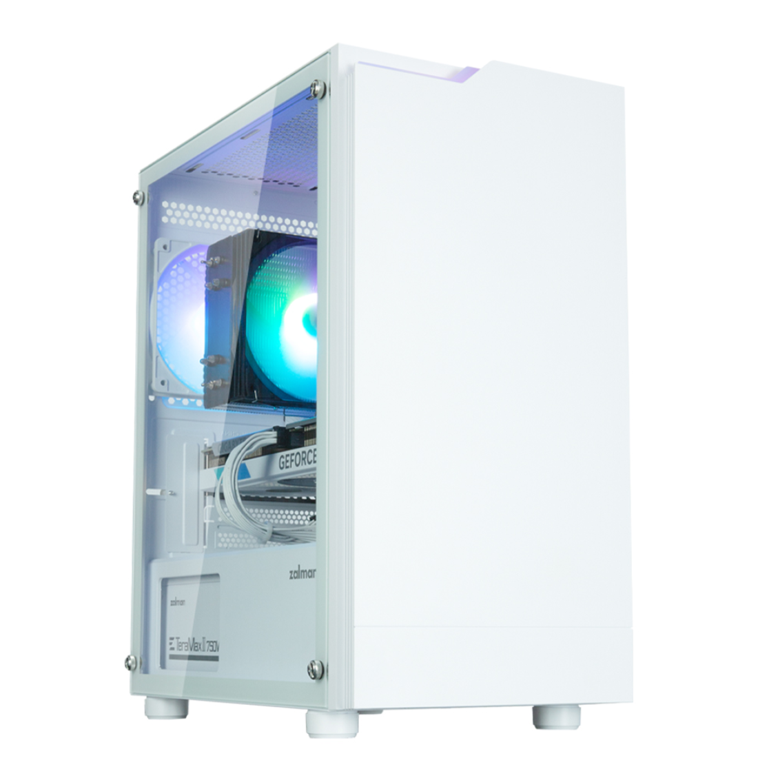 Компьютерный корпус Zalman T4 PLUS WHITE без Б/П