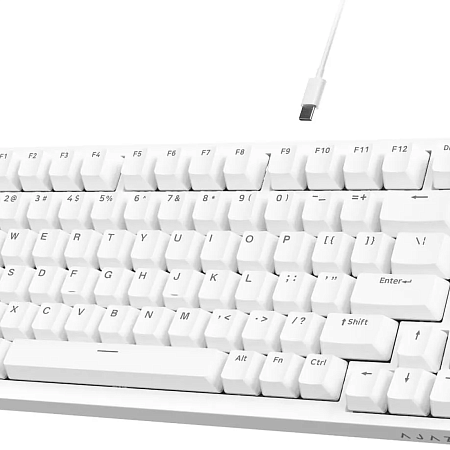 Клавиатура Ajazz AK820 Blue Switch White