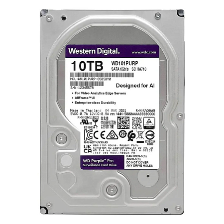 Жесткий диск Western Digital WD101PURP HDD 10Tb