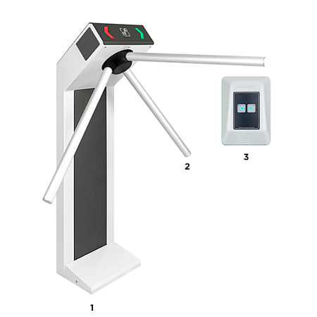 Комплект компактного турникета "STR-01C"